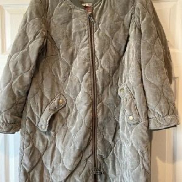Anthropologie Quilted Corduroy Jacket 
